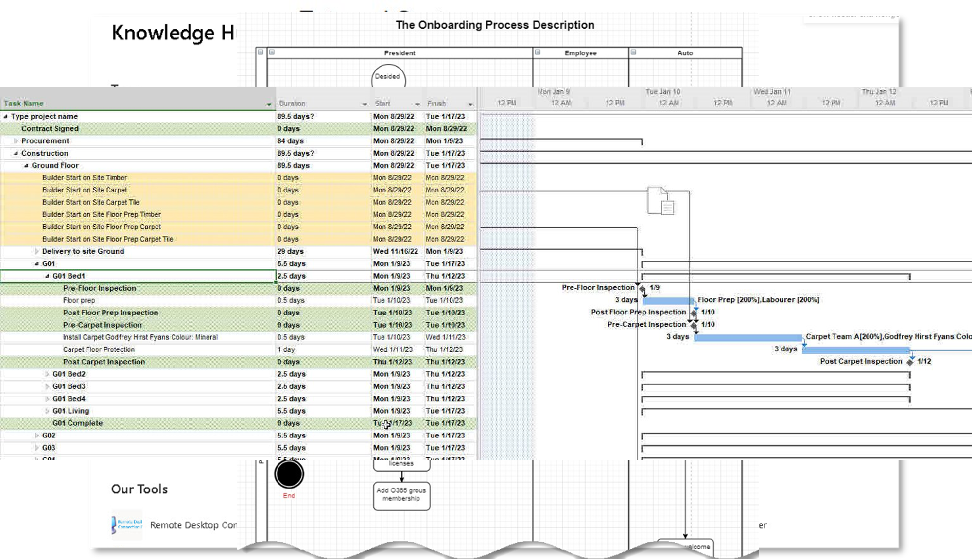 microsoft project template file